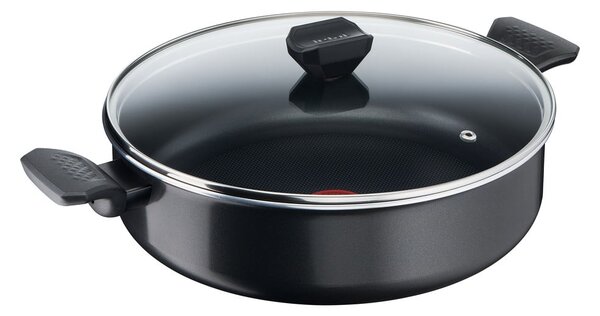 Алуминиев тиган с капак ø 28 cm Simply Clean Red - Tefal