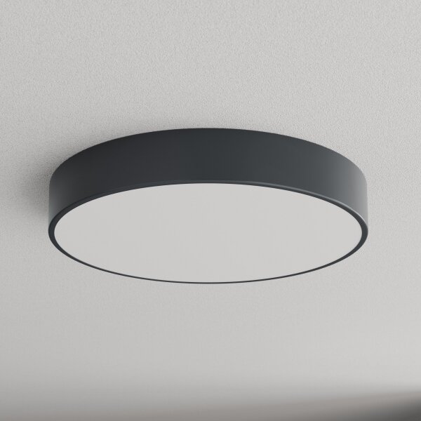 Brilagi - За баня. Таванно осветително тяло CLARE 4xE27/24W/230V Ø 50 см антрацит IP54