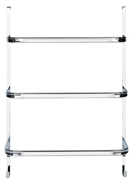 Сребърен самоносещ държач за кърпи Wenko Towel Holder Chrome, 21 x 54 cm