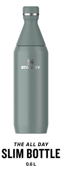 Зелена бутилка от неръждаема стомана 600 ml All Day Slim – Stanley