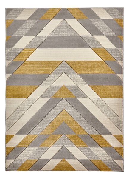 Жълт и бежов килим Pembroke, 80 x 150 cm - Think Rugs