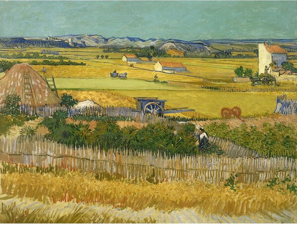 Живопис - репродукция 40x30 cm The Harvest, Vincent van Gogh - Fedkolor