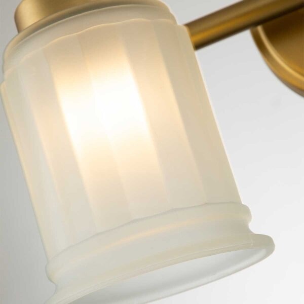 Quoizel QZ-SWELL2-BB-BATH-LED Стенен осветител за баня SWELL, 2xG9/3W/230V, IP44, златист
