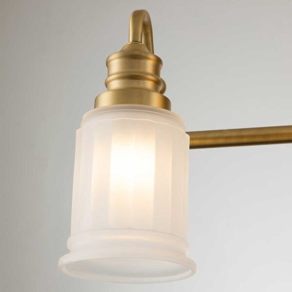 Quoizel QZ-SWELL4-BB-BATH-LED Стенно осветително тяло за баня SWELL 4xG9/3W/230V IP44, златисто
