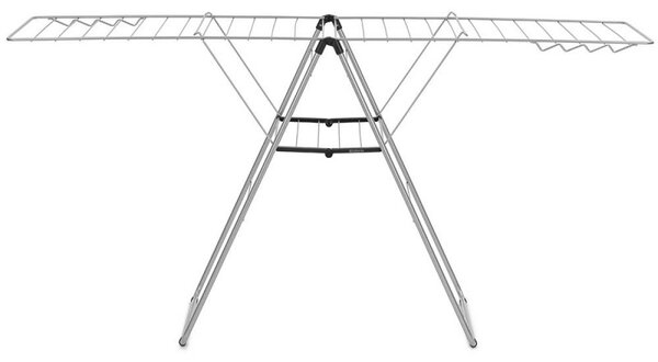 Сушилник за дрехи Brabantia Hangon 1004169, 25 м, 8 закачалки, Регулируем, Заключване за деца, Инокс