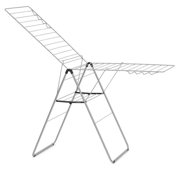 Сушилник за дрехи Brabantia Hangon 1004169, 25 м, 8 закачалки, Регулируем, Заключване за деца, Инокс