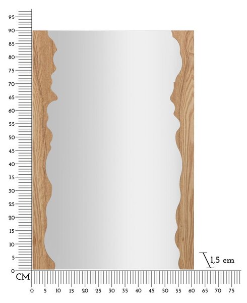 Стенно огледало 60x90 cm Shape – Mauro Ferretti