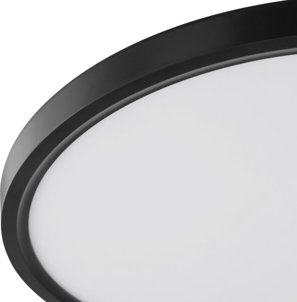 Brilliant - LED плафон GALO с сензор, 26W/230V, 3000K, Ø 40 см, черно