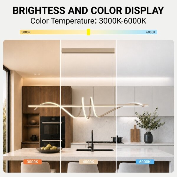 BRILAGI - Димируем LED полилей на кабел SIGNATURE LED/50W/230V 120 cm бежов + дистанционно управление