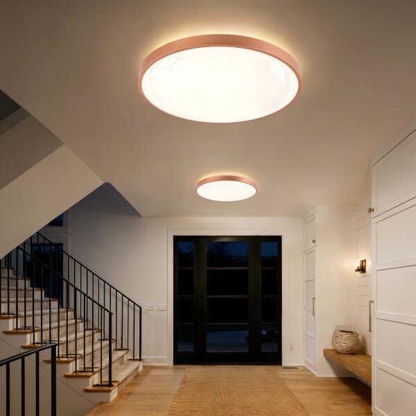 BRILAGI - LED димируемо осветително тяло GLASS POOL DOUBLE LED/80W/230V 60 cm медно + с дистанционно управление