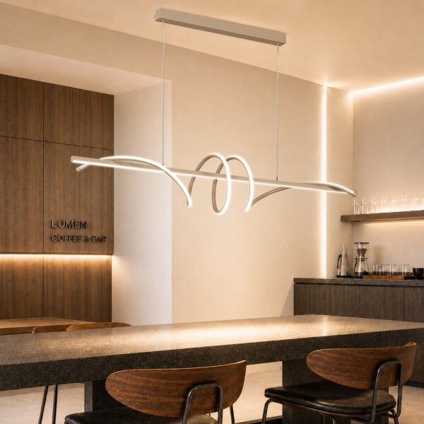 BRILAGI - Димируем LED полилей на кабел SIGNATURE LED/50W/230V 120 cm бежов + дистанционно управление