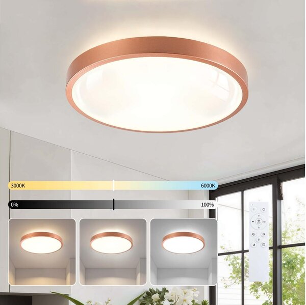 BRILAGI - димируемо LED осветително тяло GLASS POOL DOUBLE LED/48W/230V 40 cm медно + DO