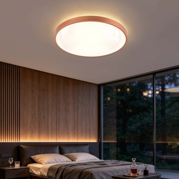 BRILAGI - LED димируемо осветително тяло GLASS POOL DOUBLE LED/80W/230V 60 cm медно + с дистанционно управление