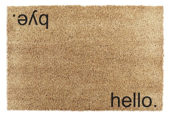 Изтривалка от кокосови влакна 40x60 cm Hello, Bye – Artsy Doormats