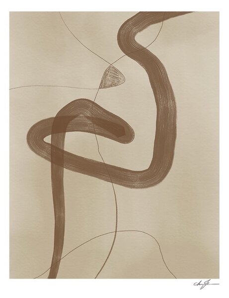 Постер 70x100 cm Two ways – Anna Johansson – The Poster Club