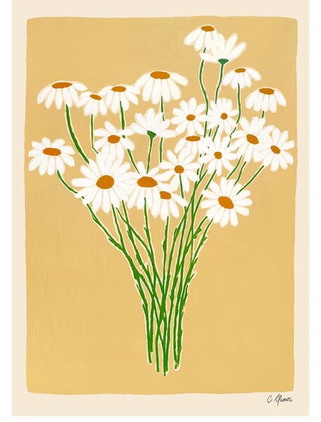 Постер 30x40 cm Daisies – Carla Llanos – The Poster Club