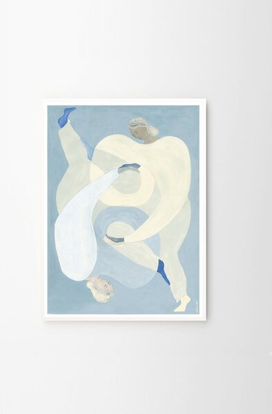 Постер 50x70 cm Hold You - Blue – Sofia Lind – The Poster Club