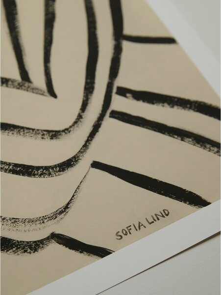 Постер 70x50 cm Waiting – Sofia Lind – The Poster Club
