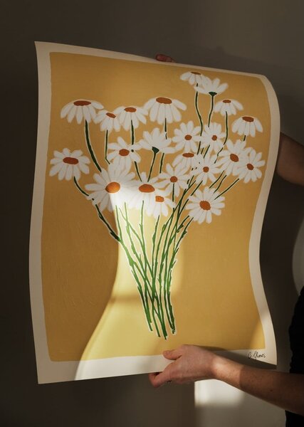 Постер 30x40 cm Daisies – Carla Llanos – The Poster Club