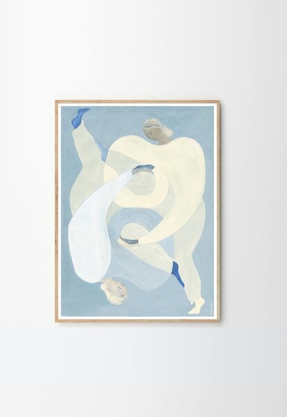 Постер 50x70 cm Hold You - Blue – Sofia Lind – The Poster Club
