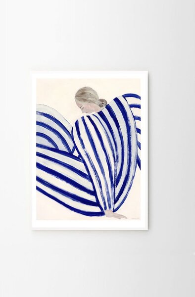 Постер 30x40 cm Blue Stripe at Concorde – Sofia Lind – The Poster Club