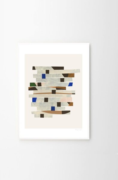 Постер 50x70 cm Cut up Stripes – Berit Mogensen Lopez – The Poster Club