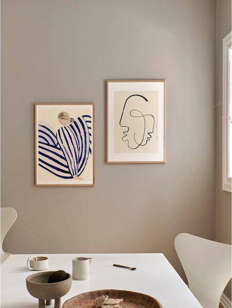 Постер 30x40 cm Blue Stripe at Concorde – Sofia Lind – The Poster Club
