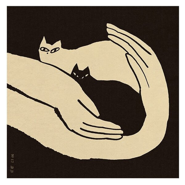 Постер 30x40 cm Kittens – Enikő Katalin Eged – The Poster Club