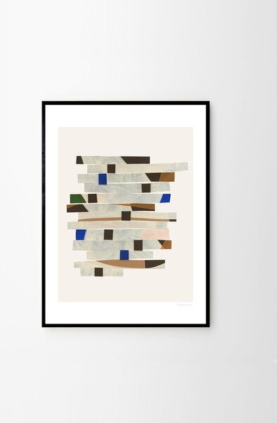 Постер 50x70 cm Cut up Stripes – Berit Mogensen Lopez – The Poster Club