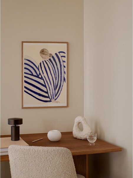 Постер 30x40 cm Blue Stripe at Concorde – Sofia Lind – The Poster Club