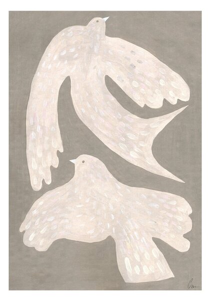 Постер 30x40 cm Two Birds – Clara Schicketanz – The Poster Club