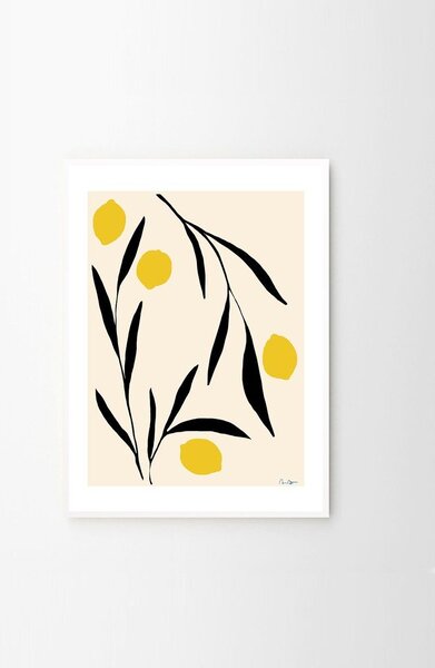 Постер 30x40 cm Lemon – Anna Mörner – The Poster Club