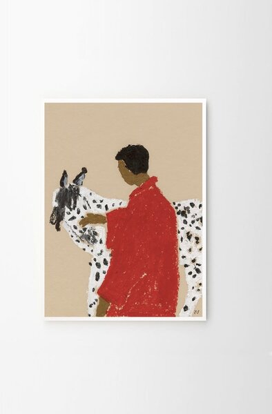 Постер 30x40 cm Spotted Horse – Isabelle Vandeplassche – The Poster Club