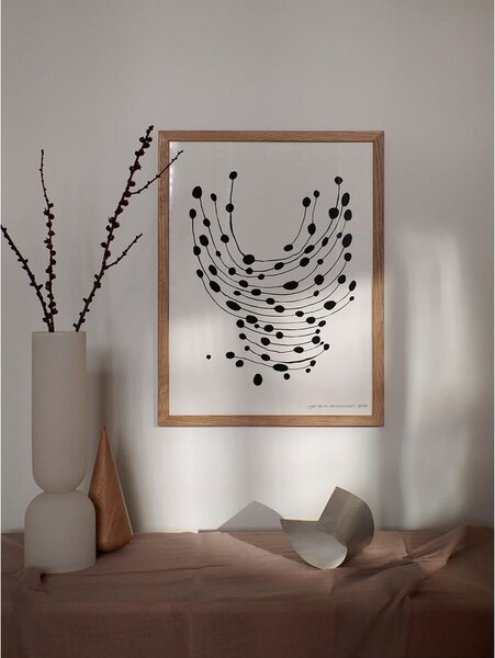 Постер 30x40 cm Dancing Dots – Leise Dich Abrahamsen – The Poster Club