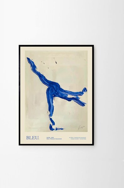 Постер 50x70 cm Bleu – Lucrecia Rey Caro – The Poster Club