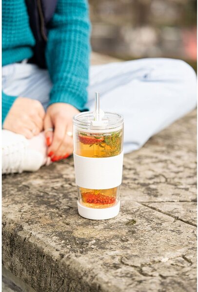 Бяла термочаша 600 ml Fuori – Vialli Design