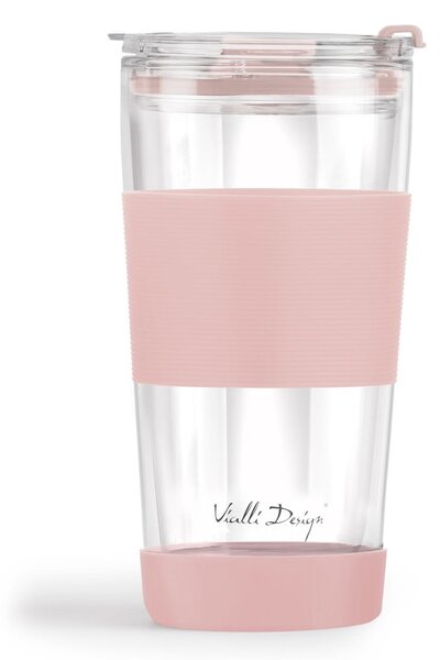 Розова термочаша 600 ml Fuori – Vialli Design