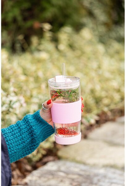Розова термочаша 600 ml Fuori – Vialli Design
