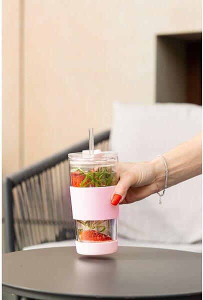 Розова термочаша 600 ml Fuori – Vialli Design