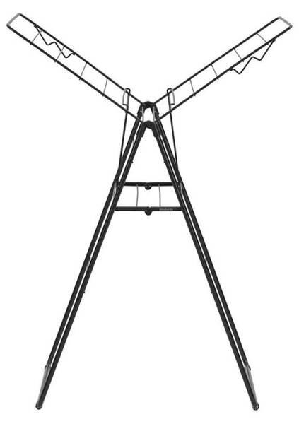 Сушилник за дрехи Brabantia Hangon 1004162, 15 м, 4 закачалки, Регулируем, Заключване за деца, Черен