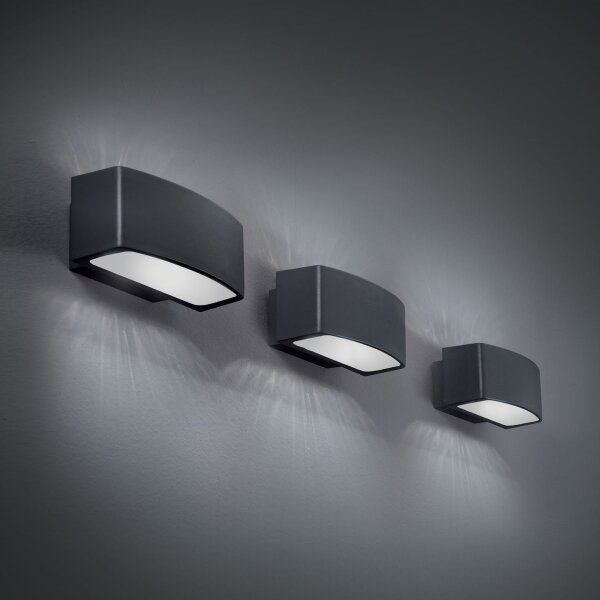 Ideal Lux - Екстериорен аплик ANDROMEDA 1xE27/60W/230V IP55 антрацит