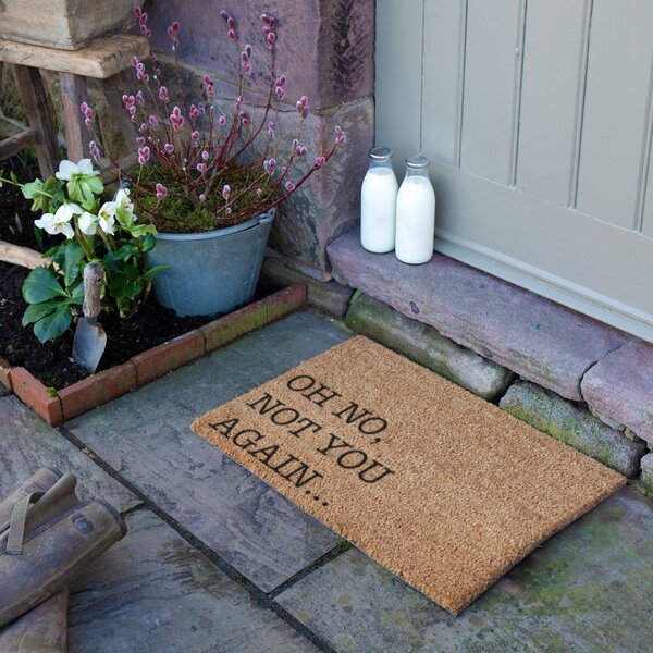 Изтривалка от кокосови влакна 40x60 cm Oh No Not You Again – Artsy Doormats