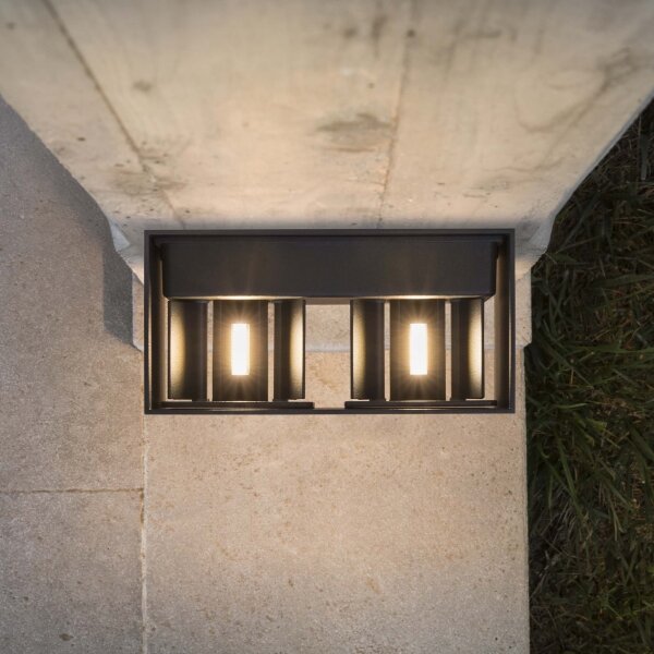 Ideal Lux - LED Екстериорен аплик ATOM LED/25W/230V IP54 антрацит