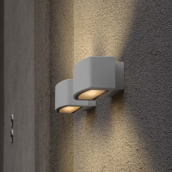 Ideal Lux - Екстериорен аплик ANDROMEDA 1xE27/60W/230V IP55 сив