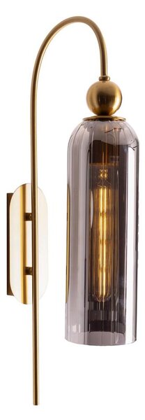 MAXLIGHT W0333 - Аплик CAMPANILA 1xE27/40W/230V месинг/сиво