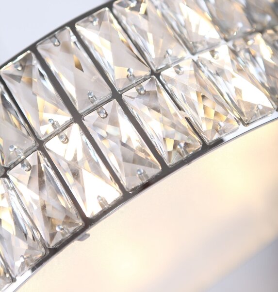 MAXLIGHT C0122 - Плафон DIAMANTE 6xG9/42W/230V Ø 46 см хром
