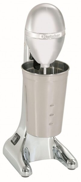 Бар миксер - шейкър за фрапе Bartscher 135100, 85W, 700 мл, 2 скорости, Накланяща се глава, Сребрист/хром