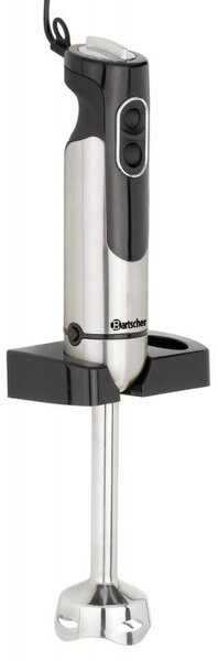 Пасатор 4в1 Bartscher 130206, 700W, 5 скорости, 1250/800/500 мл, Черен