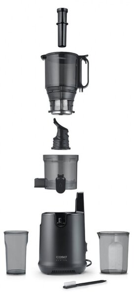 Бавна сокоизтисквачка Caso Juice Fit Pro, 250W, 1 л, 40 об/мин, Safety Stop, Тиха работа, Черен мат
