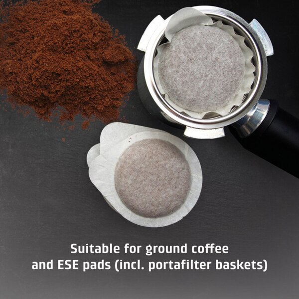 Еспресо машина Caso Gourmet Latte, 1350W, 20 bar, 1.3 л, ULKA, 6 програми, Предварително запарване, Портафилтър, ESE, Инокс